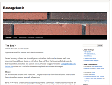 Tablet Screenshot of bautagebuch.web-heimat.de